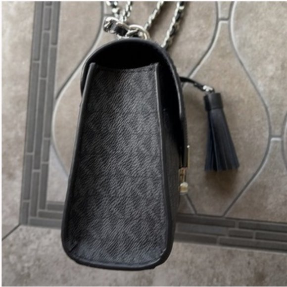 Michael Kors Rose Small Crossbody Black - Picture 9 of 16